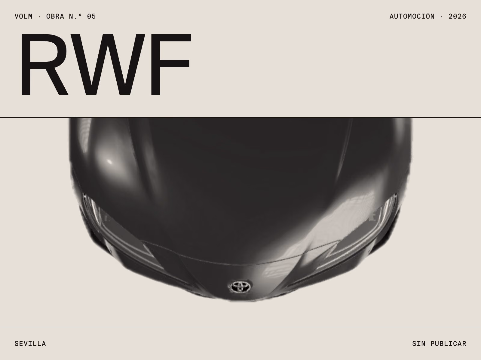 Web de RWF (automoción), diseñada y desarrollada por VOLM